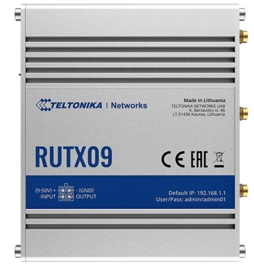 RUTX09- INDUSTRIAL CELLULAR ROUTER