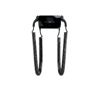 V2C Alva 2x22kW spiral cable dual wallbox