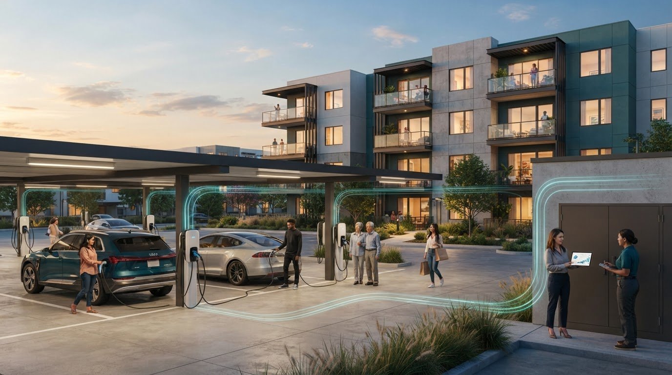 Apartment Complex EV Charging Solutions: The 2026 Management Guide