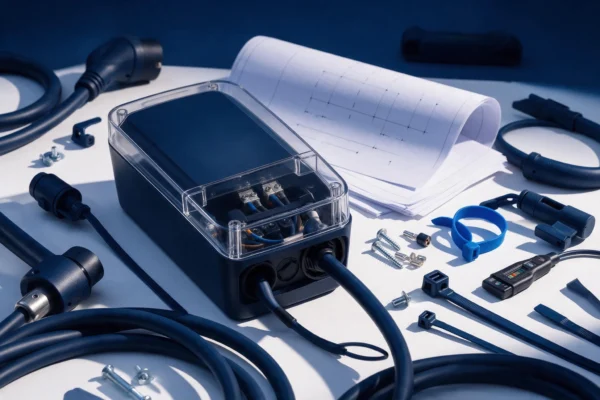 Professional header image for list-based article: Wallbox-Großhandel: Komplettangebote für Elektriker und I...