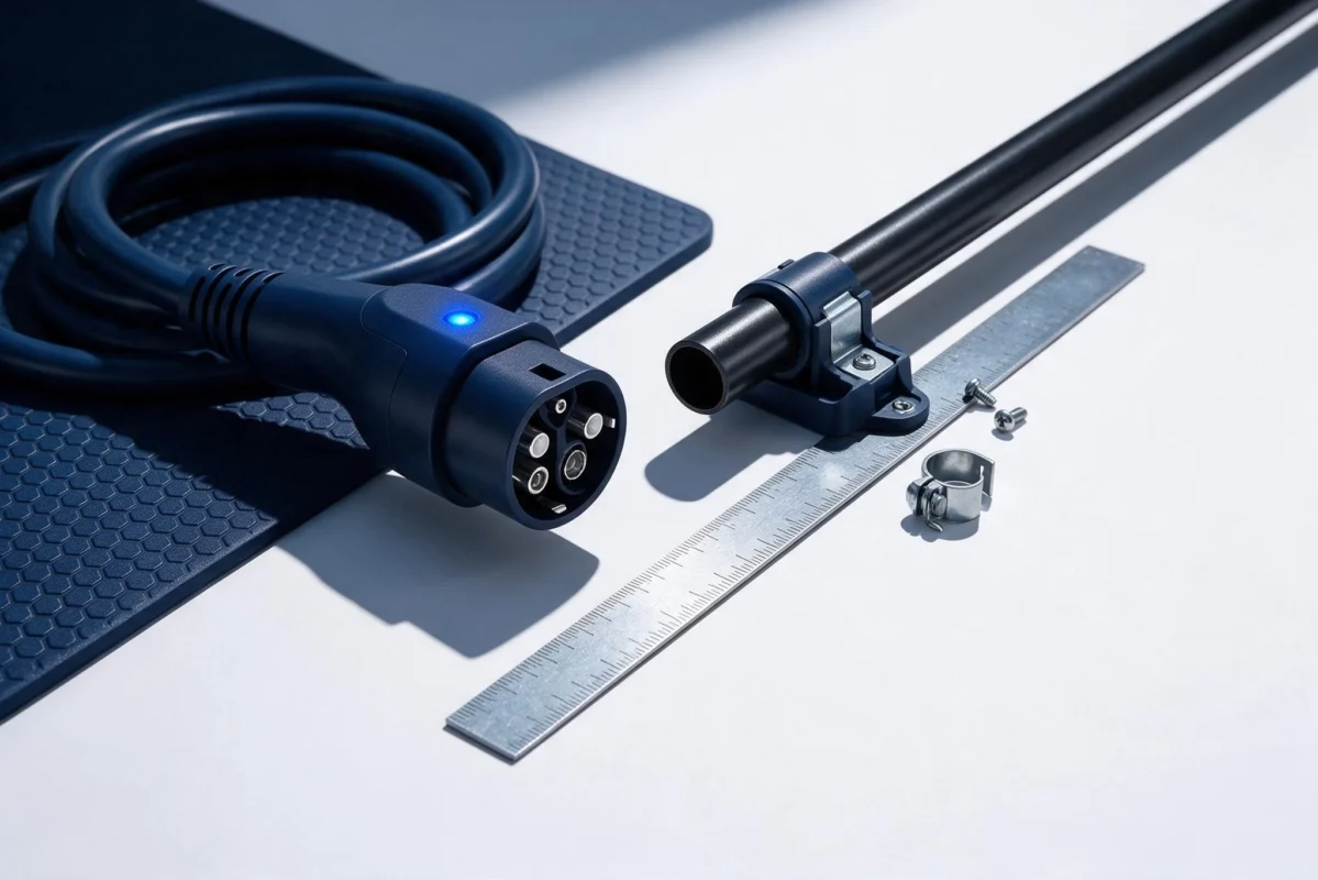 Professional header image for step-by-step guide: Montaż stacji ładowania samochodów elektrycznych w Polsce...
