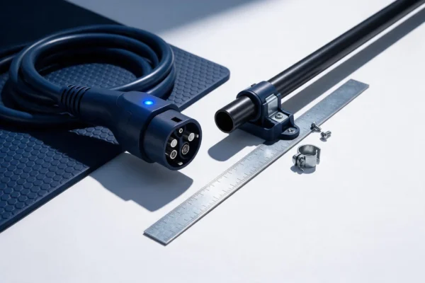 Professional header image for step-by-step guide: Montaż stacji ładowania samochodów elektrycznych w Polsce...